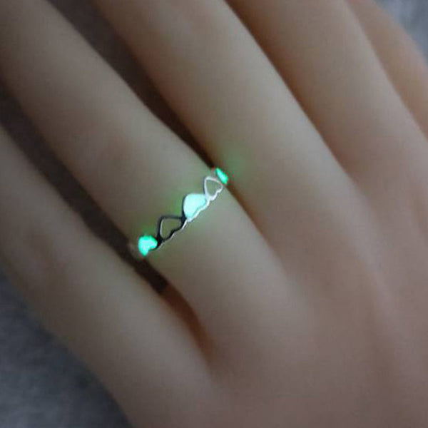 Luminous Love Ring - Glow in the dark / Adjustable