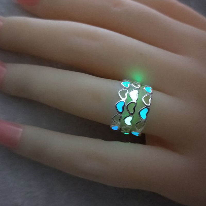 Luminous Love Ring - Glow in the dark / Adjustable