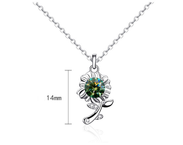 Green Flower Necklace