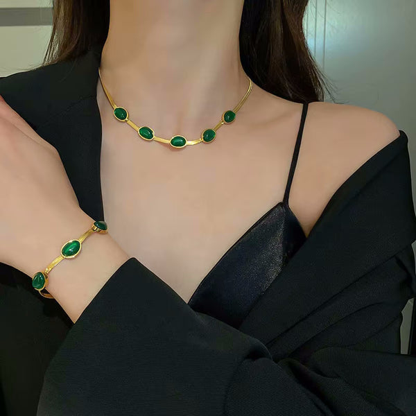 Gilded Olive Set