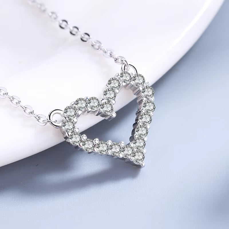 Sparkling Heart Necklace