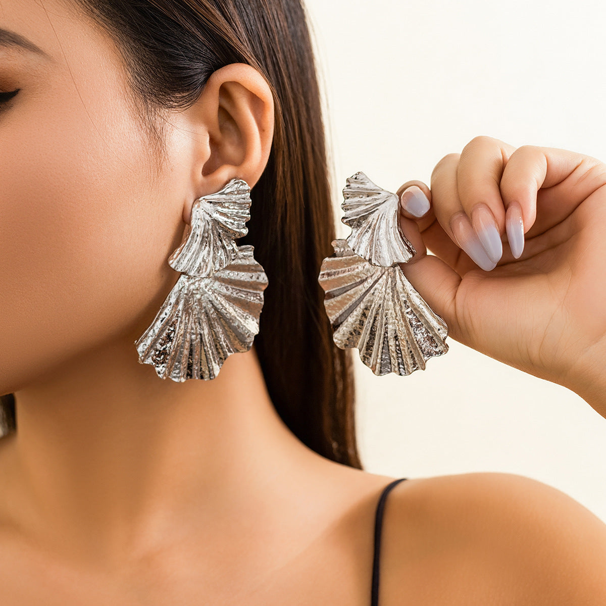 Long Leaf Earrings