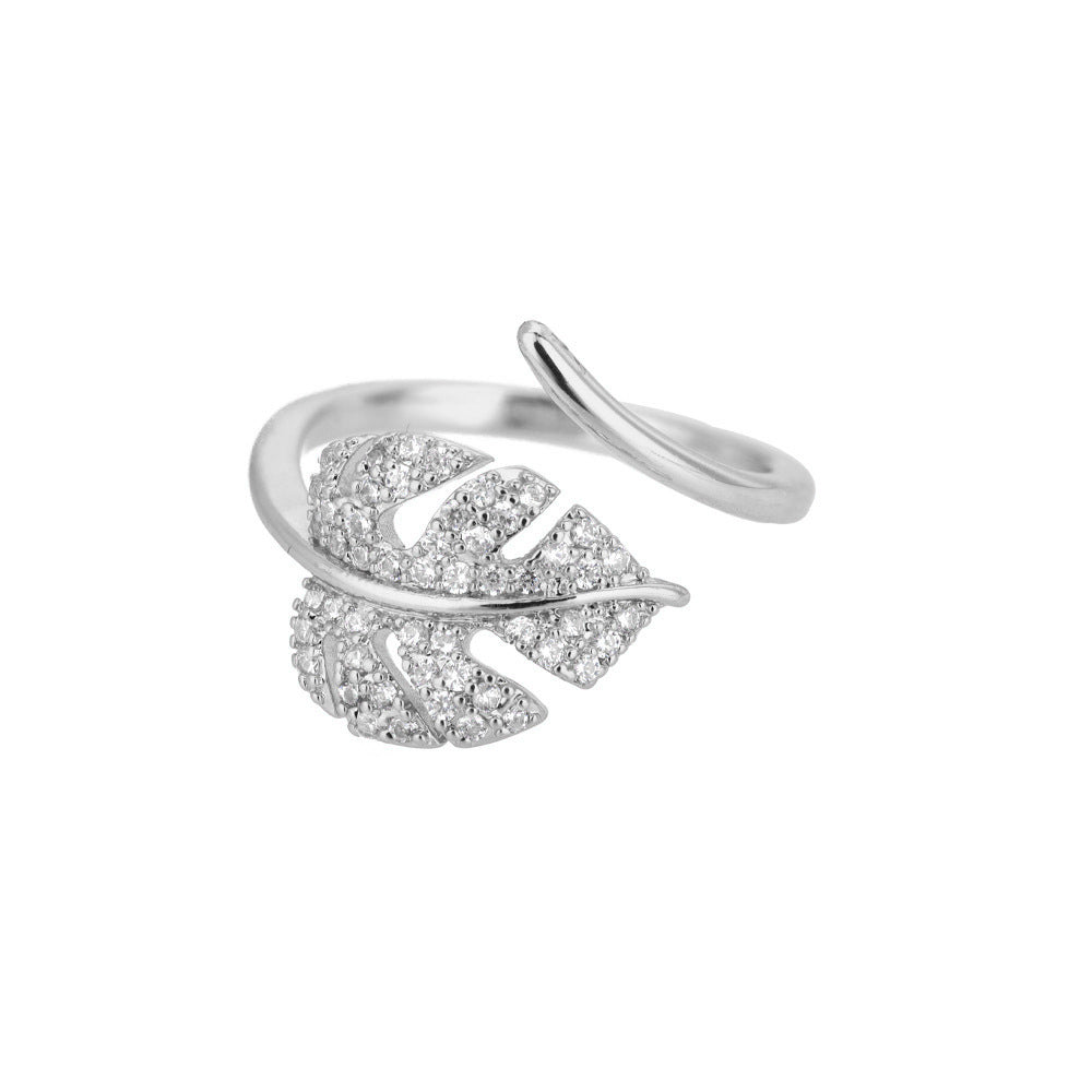 Palm Leaf Ring - Adjustable