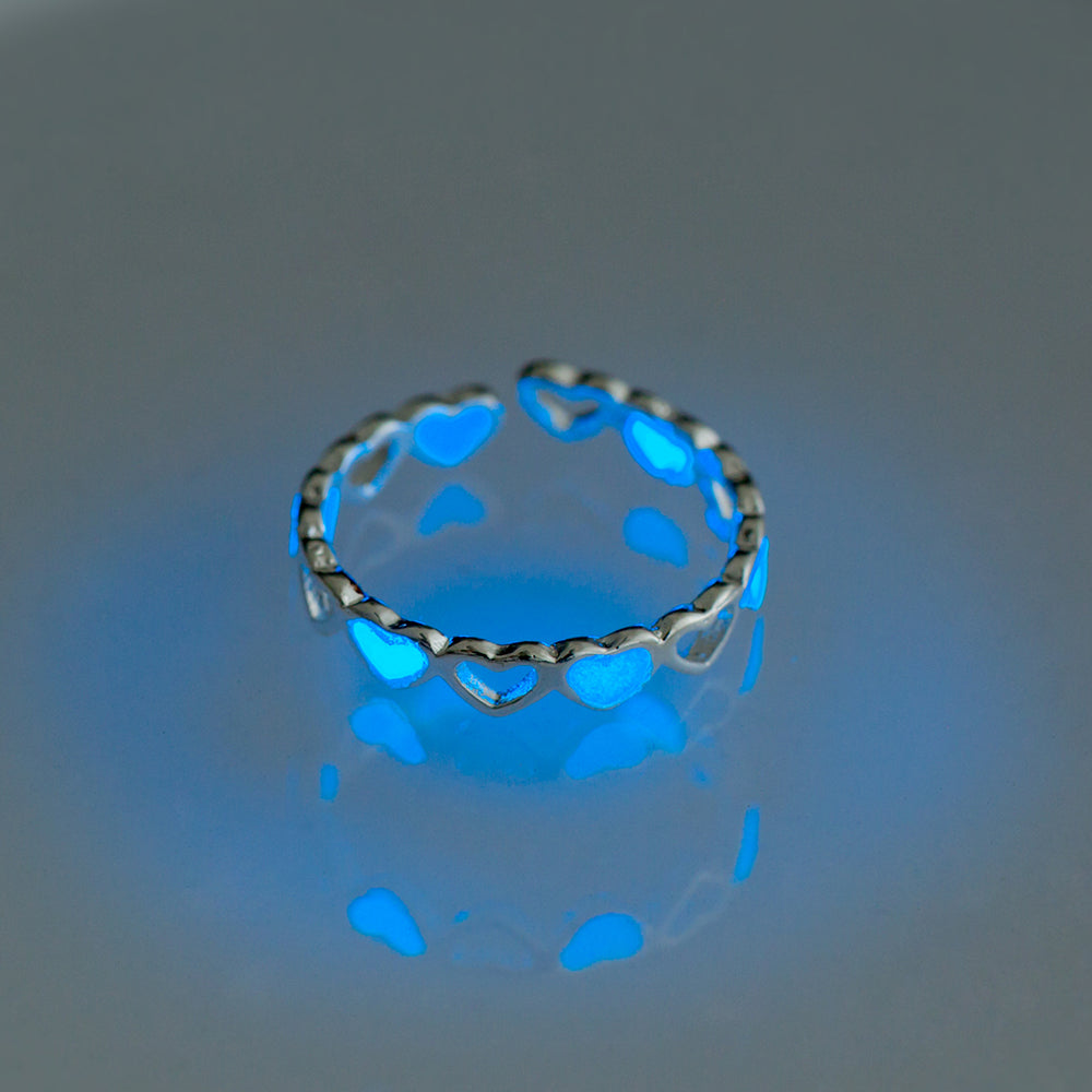 Luminous Love Ring - Glow in the dark / Adjustable