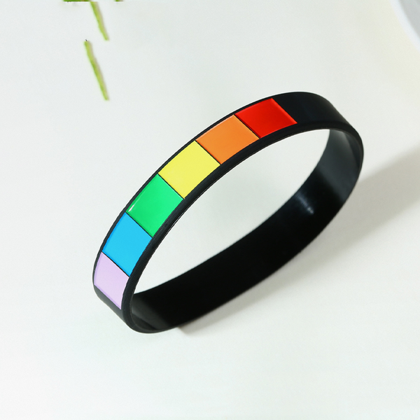 Silicone Sport Pride Bracelet
