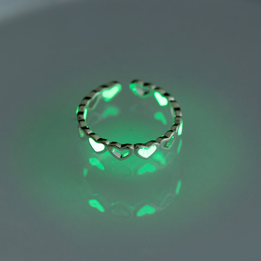 Luminous Love Ring - Glow in the dark / Adjustable