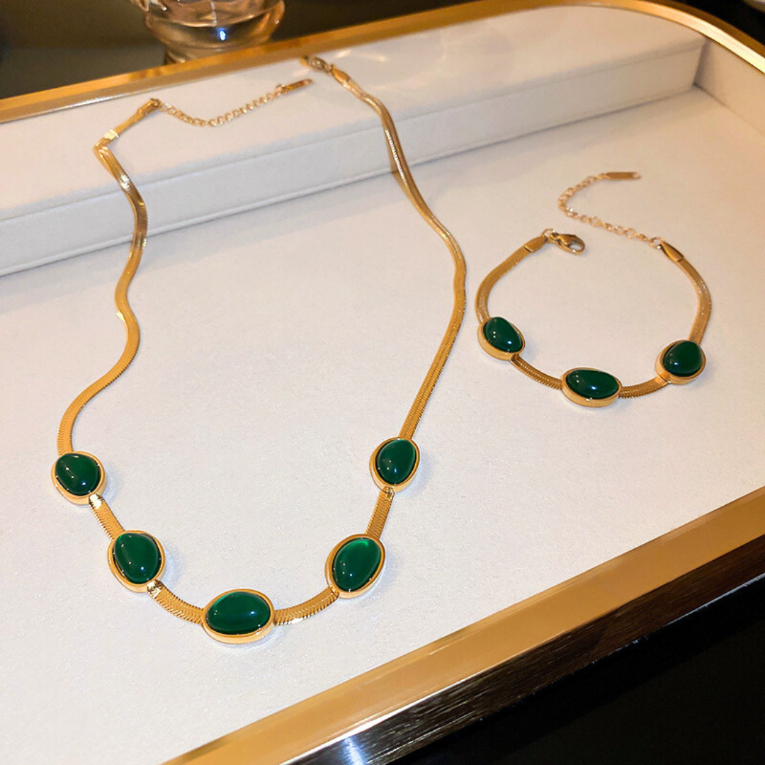 Gilded Olive Set