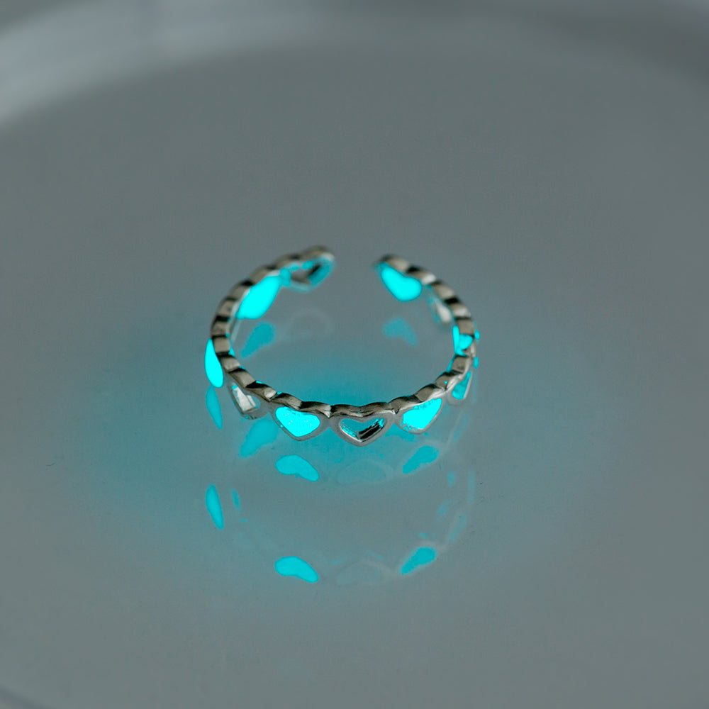 Luminous Love Ring - Glow in the dark / Adjustable