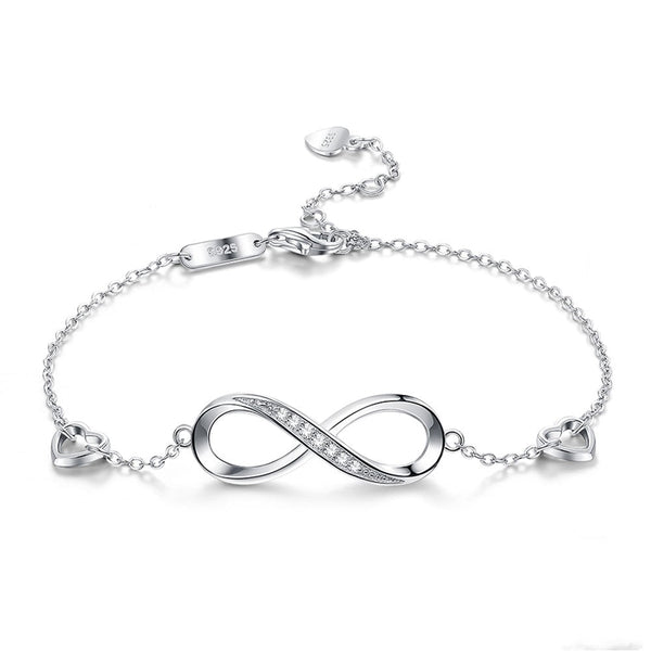 Sterling Silver Infinity Bracelet