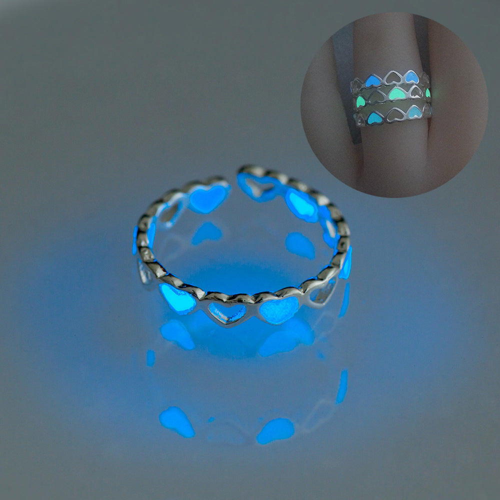 Luminous Love Ring - Glow in the dark / Adjustable