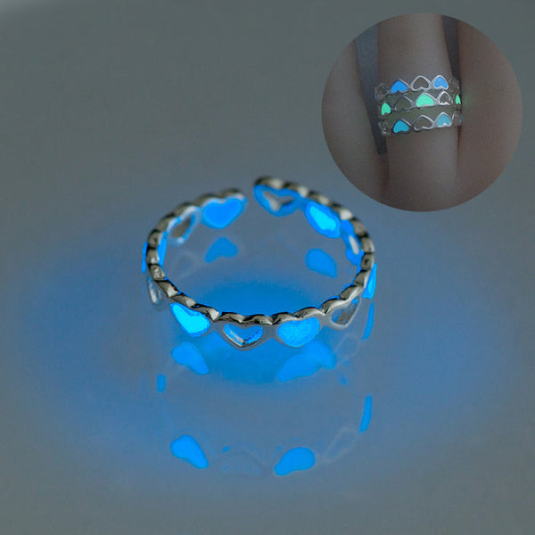 Luminous Love Ring - Glow in the dark / Adjustable