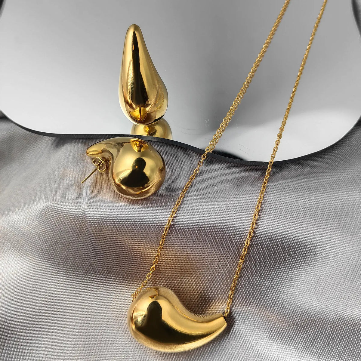 18K Gold Plated Drop Set