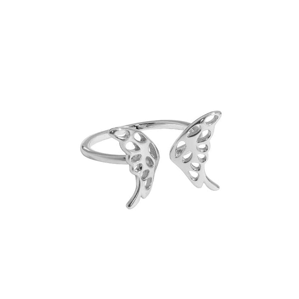 Butterfly Ring - Sterling Silver / Adjustable