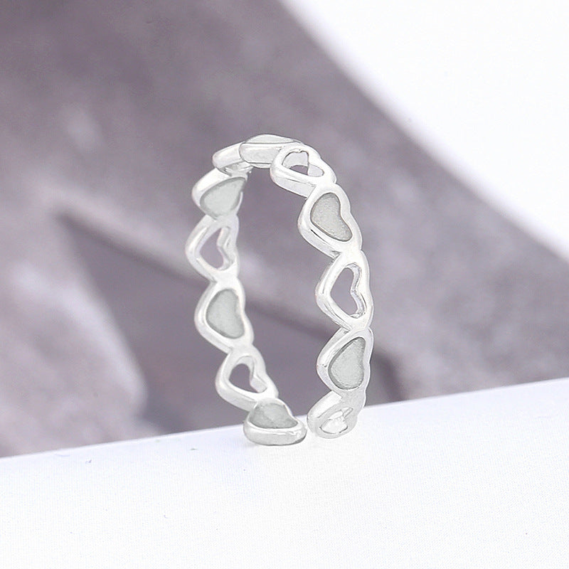 Luminous Love Ring - Glow in the dark / Adjustable