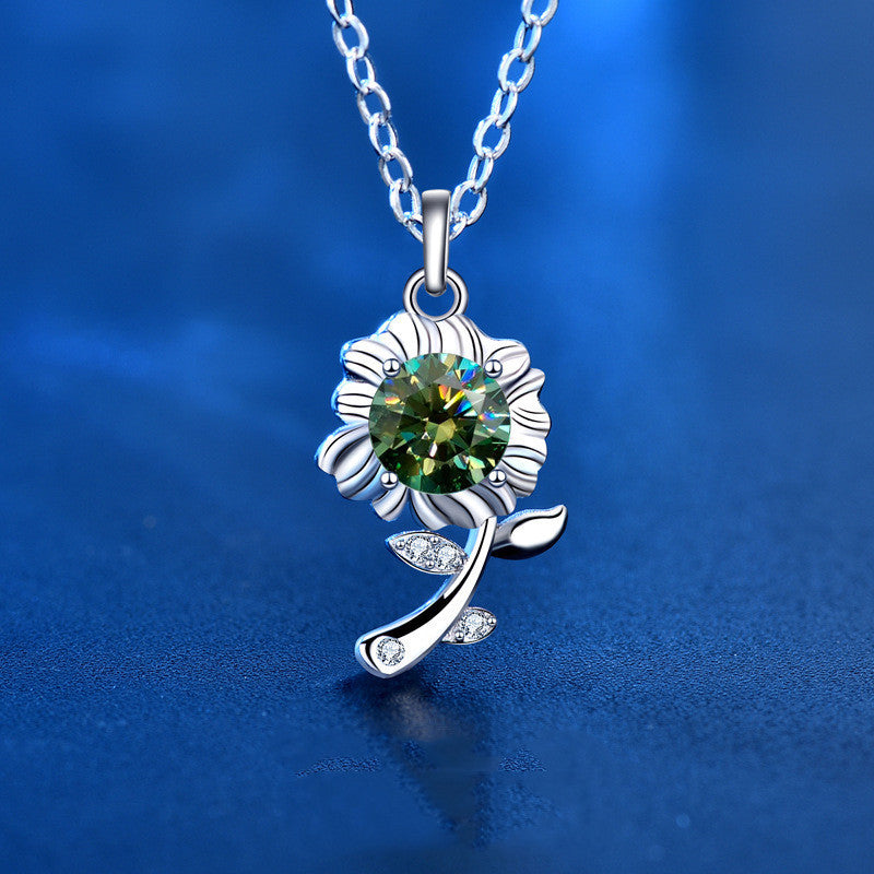 Green Flower Necklace