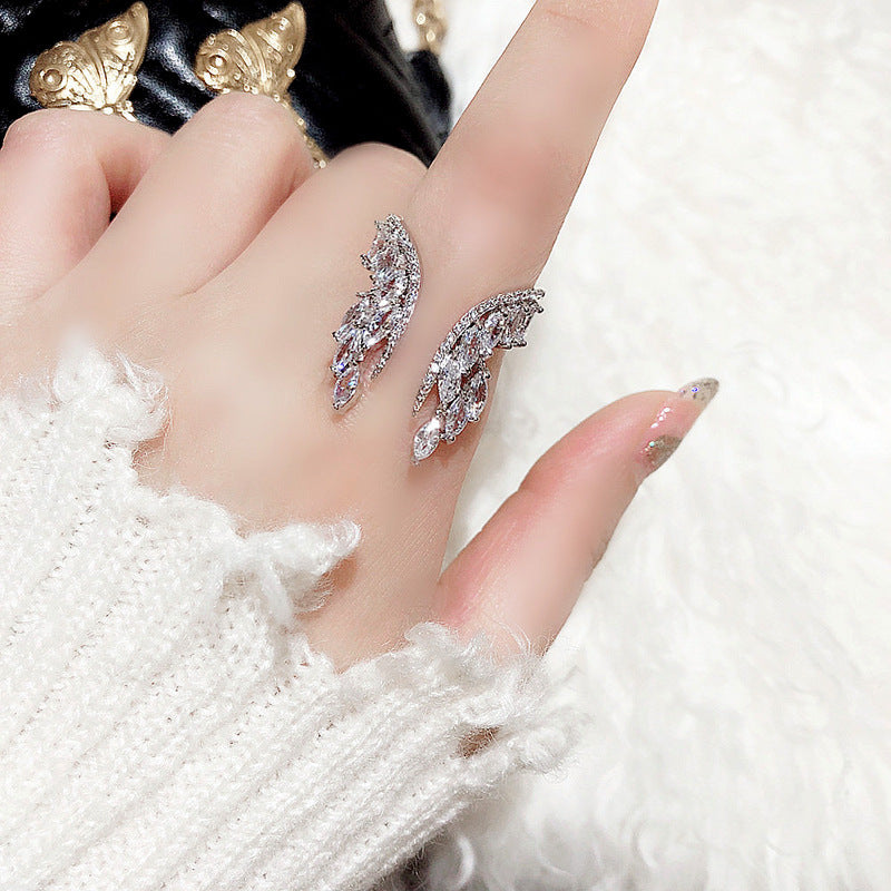 Angel Wings Ring - Adjustable