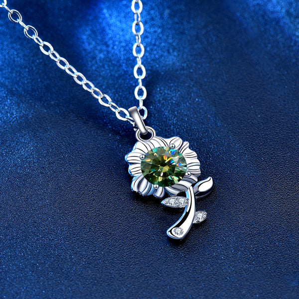 Green Flower Necklace