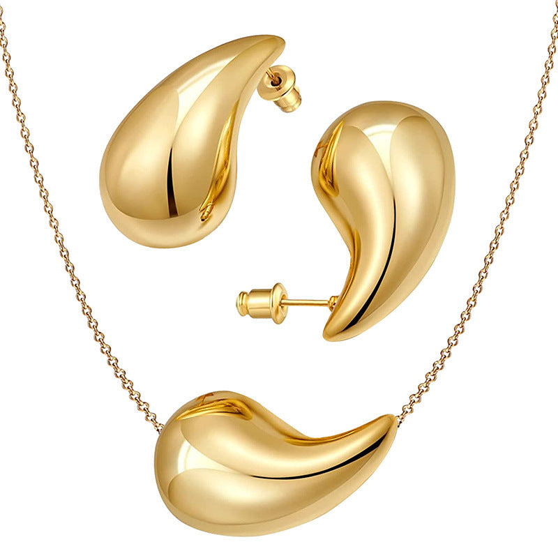 18K Gold Plated Drop Set