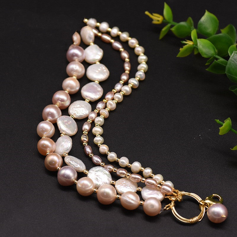 Baroque Freshwater Pearl Multilayer Bracelet